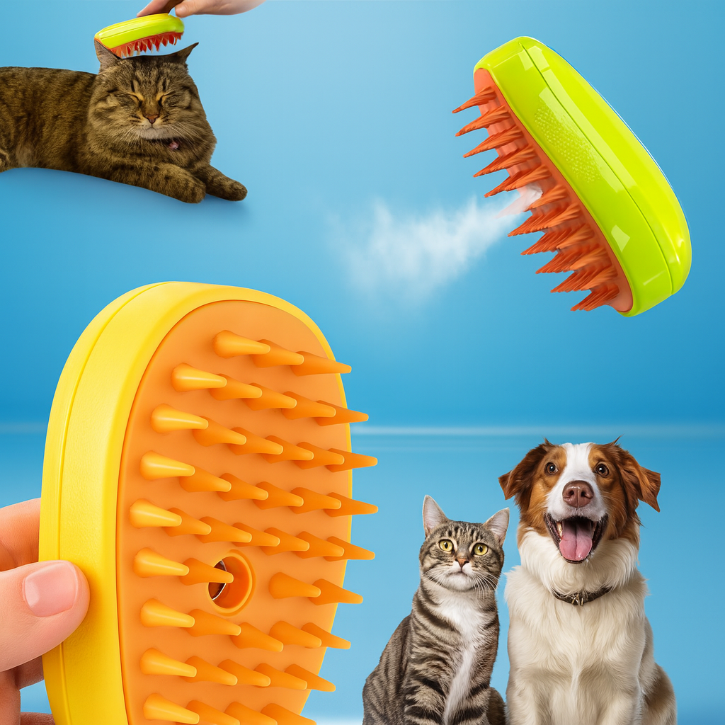 CEPILLO DE VAPOR PARA MASCOTAS. ⭐️⭐️⭐️⭐️⭐️ (+3.000)