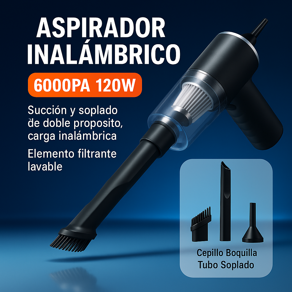 ASPIRADOR DE MANO CON FUNCIÓN SOPLADO. ⭐️⭐️⭐️⭐️⭐️ (+2.000)