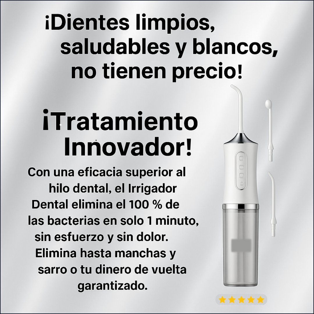 IRRIGADOR DENTAL PRO. ⭐️⭐️⭐️⭐️⭐️ (+2.000)