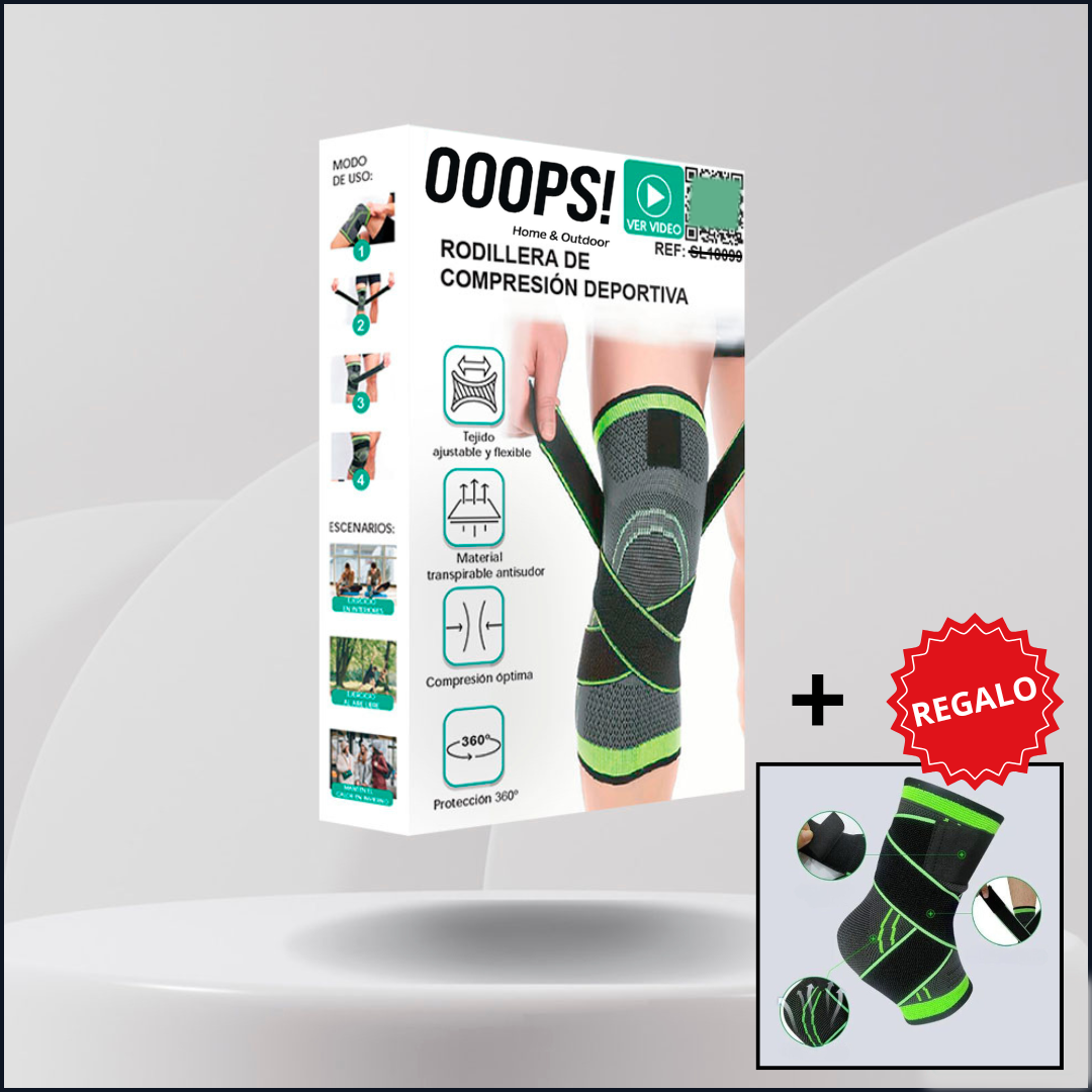 RODILLERA DE COMPRESIÓN 🎁 TOBILLERA DE REGALO. ⭐️⭐️⭐️⭐️⭐️ (+4.000)