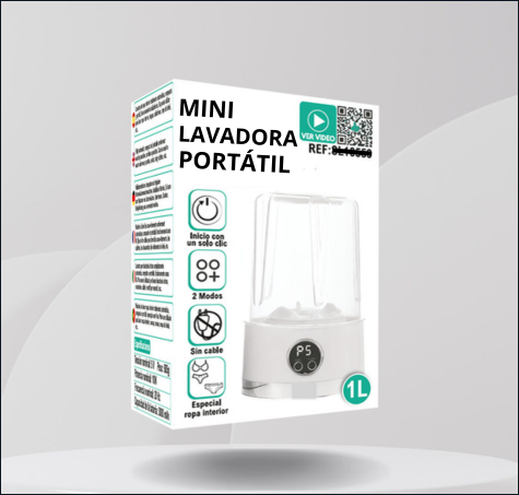 MINI LAVADORA PORTÁTIL. ⭐️⭐️⭐️⭐️⭐️ (+4.000)