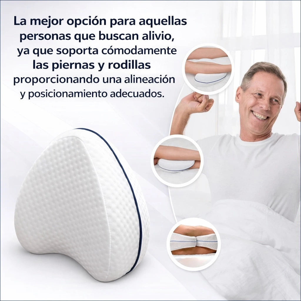¡Almohada Ergonómica para Piernas y Rodillas!