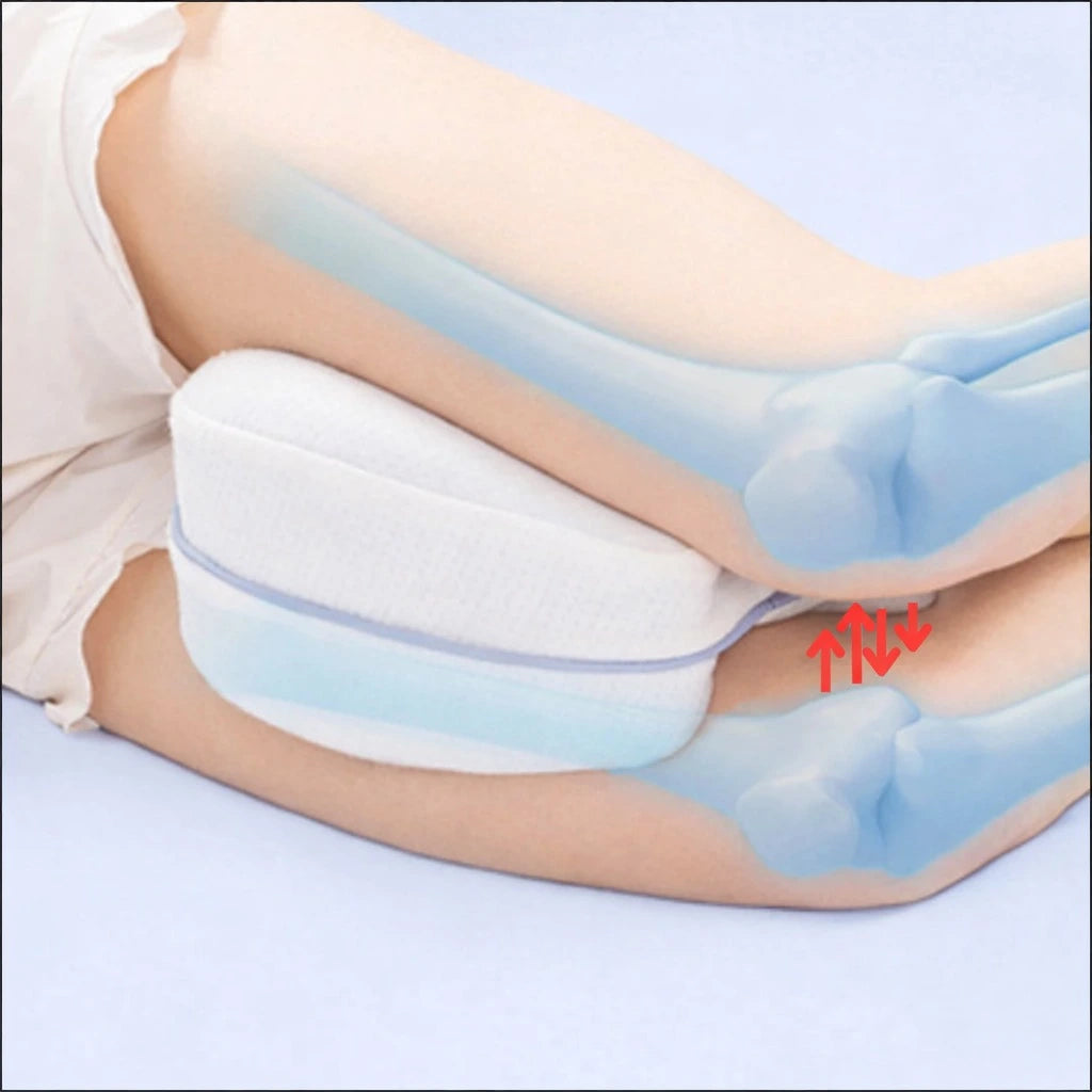 ¡Duerme bien, Vive mejor! Almohada Ergonómica para Piernas y Rodillas.
