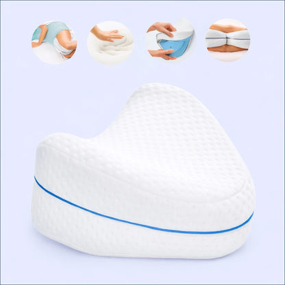 ¡Duerme bien, Vive mejor! Almohada Ergonómica para Piernas y Rodillas.