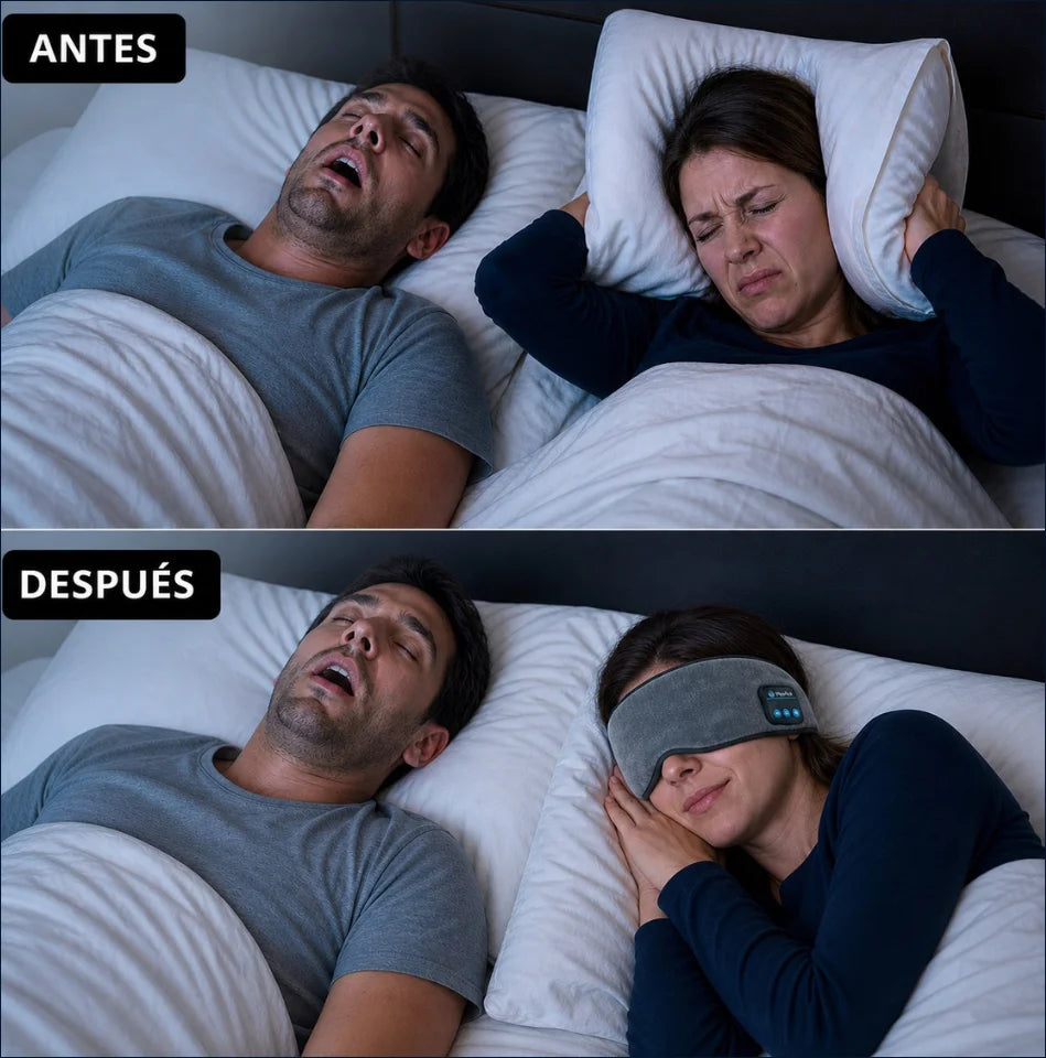 ¡Duerme tranquil@, Duerme mejor! Relax Bluetooth Sleep Mask.