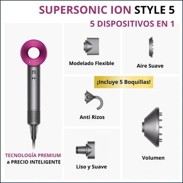 ¡Peinado Premium en Casa! Supersonic Ion Style 5.