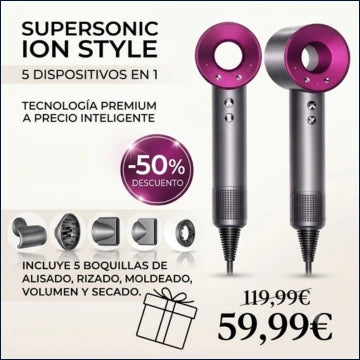 ¡Peinado Premium en Casa en Tiempo Record! Supersonic Ion Style 5.