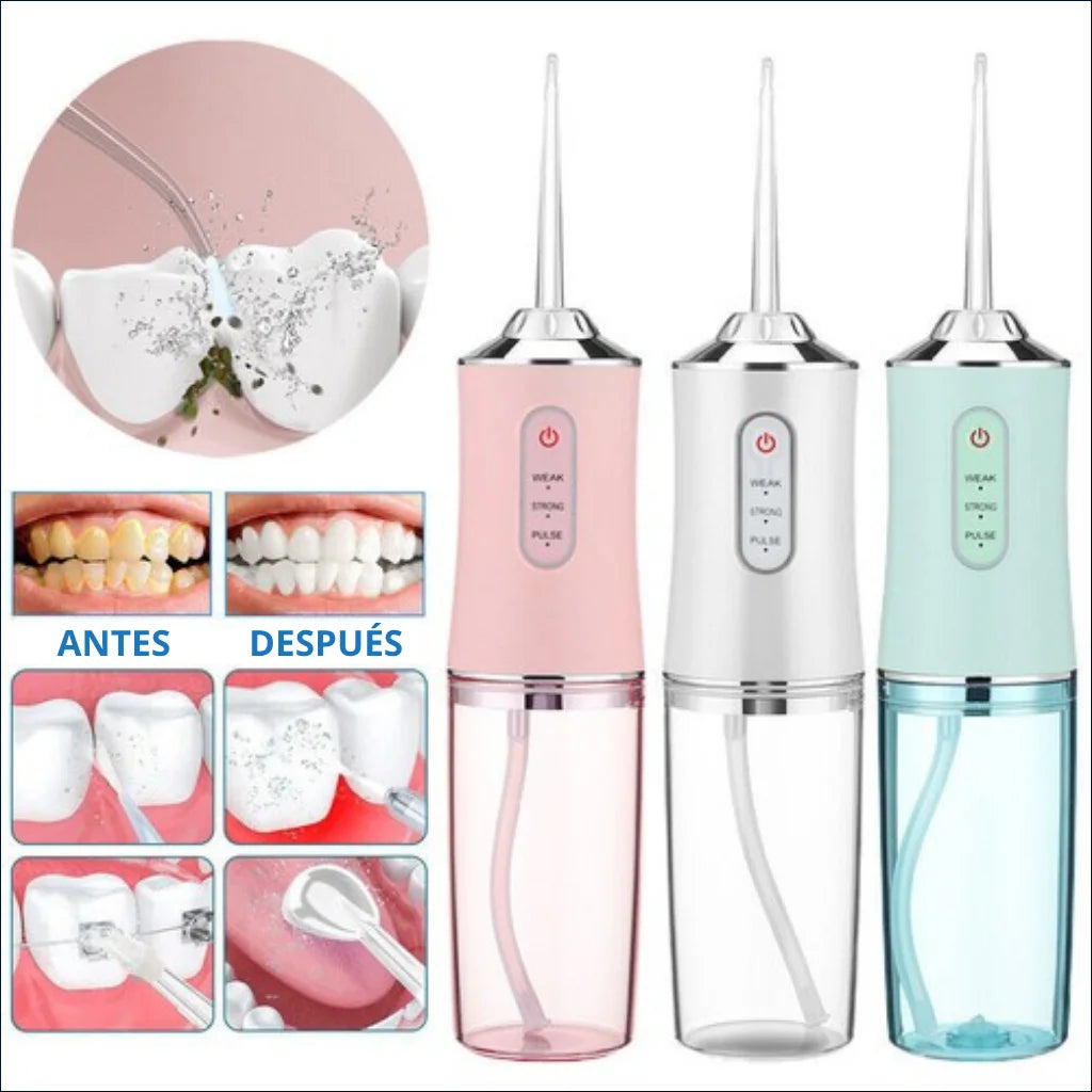 ¡Sonrisa de Cine en 2 Semanas! Irrigador Dental Pro.