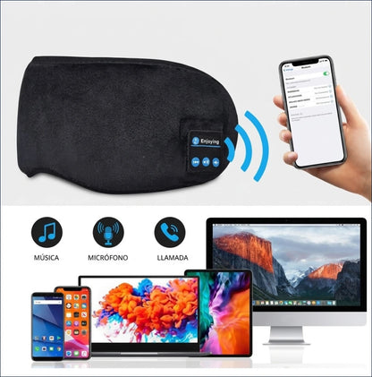 ¡Duerme tranquil@, Duerme mejor! Relax Bluetooth Sleep Mask.