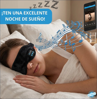 ¡Duerme tranquil@, Duerme mejor! Relax Bluetooth Sleep Mask.