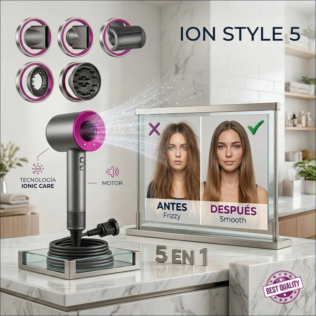 ¡Peinado Premium en Casa en Tiempo Record! Ion Style 5.