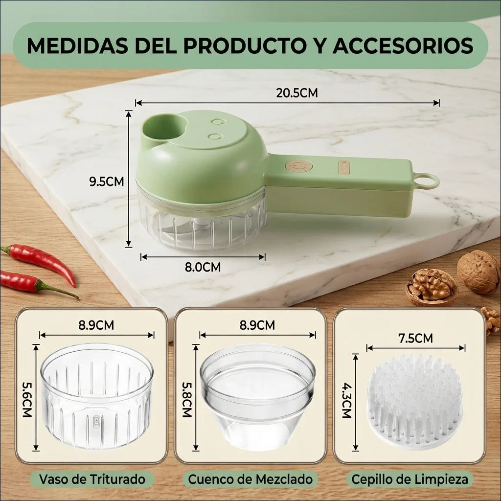 ¡Ahorra Tiempo y Limpieza en la Cocina! Mini Picador Power4.