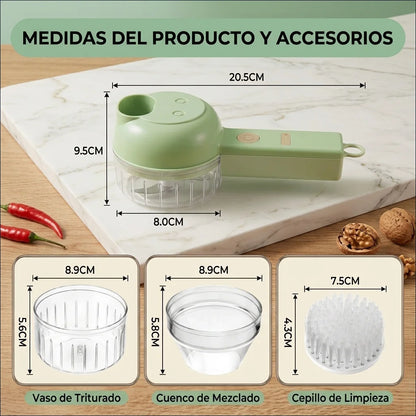 ¡Ahorra Tiempo y Limpieza en la Cocina! Mini Picador Power4.