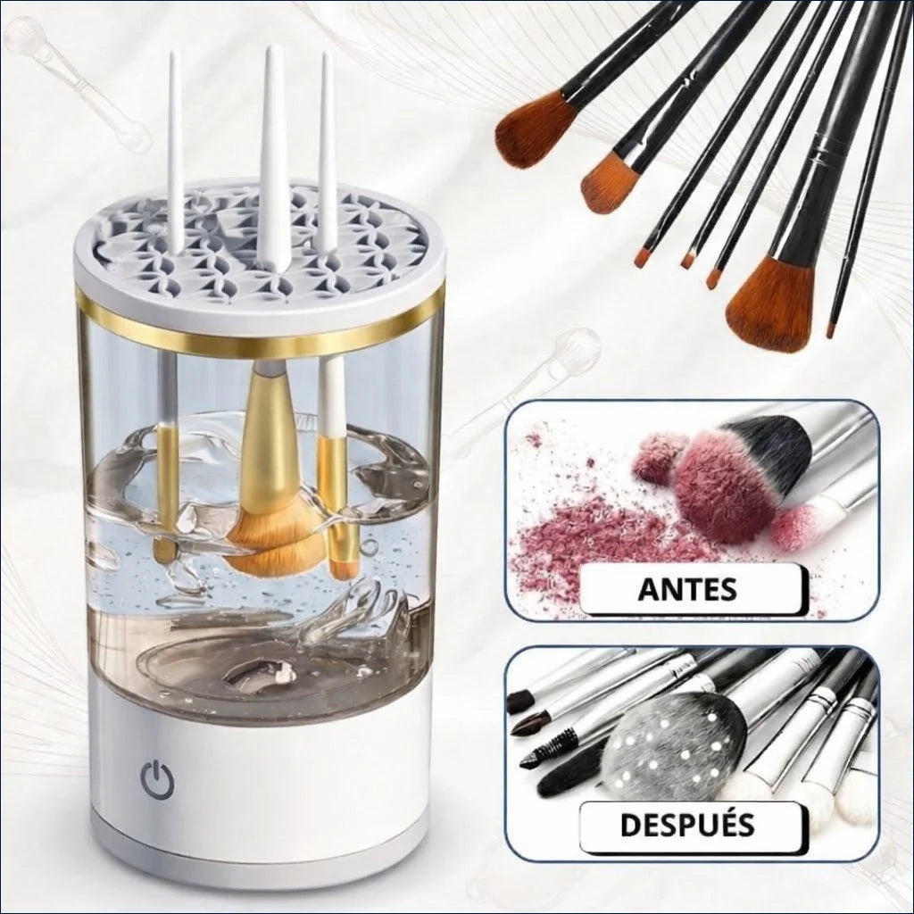 ¡Gana Tiempo, Ahorro e Higiene! Sonic Makeup Brush Cleaner.