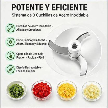 ¡Ahorra Tiempo y Limpieza en la Cocina! Mini Picador Power4.