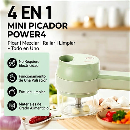 ¡Ahorra Tiempo y Limpieza en la Cocina! Mini Picador Power4.