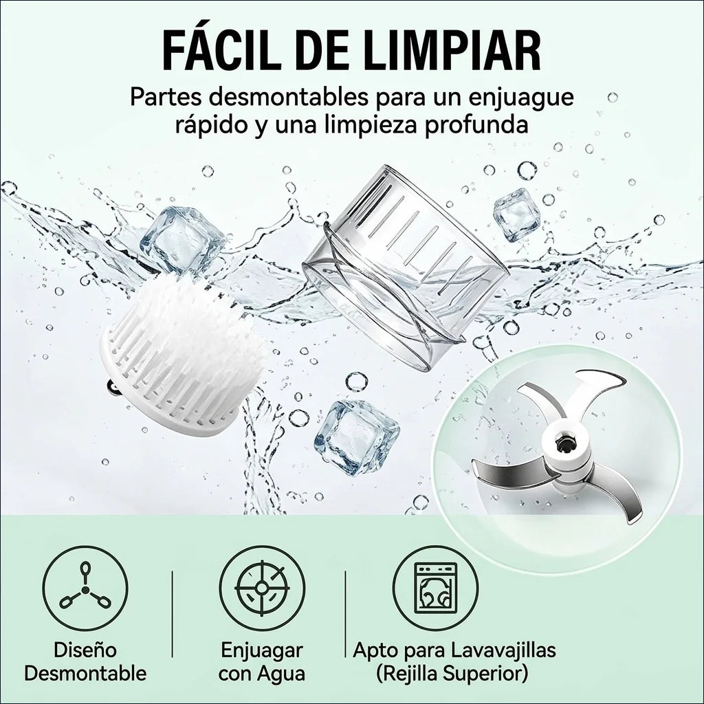 ¡Ahorra Tiempo y Limpieza en la Cocina! Mini Picador Power4.
