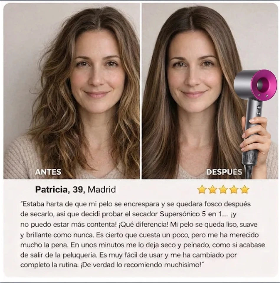 ¡Peinado Premium en Casa en Tiempo Record! Supersonic Ion Style 5.