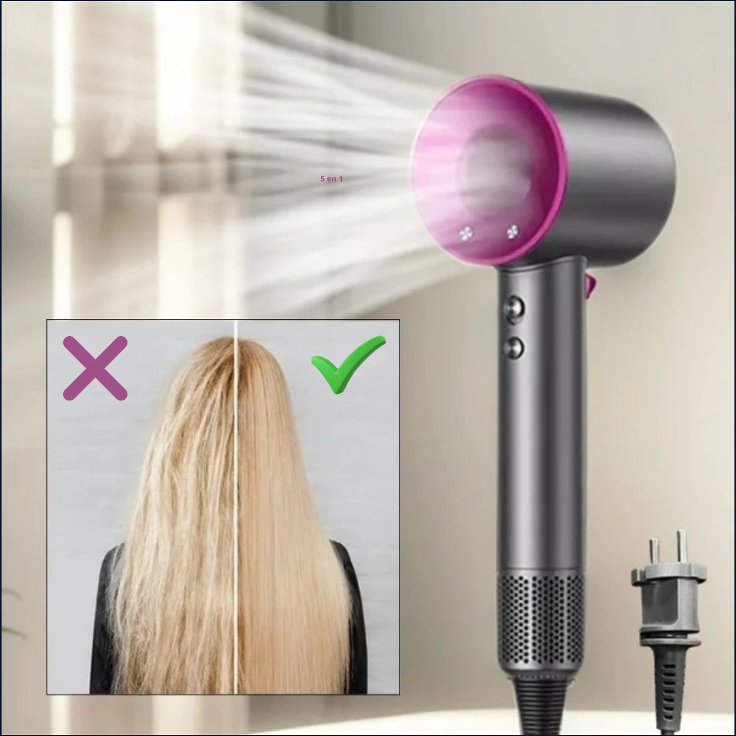 ¡Peinado Premium en Casa! Supersonic Ion Style 5.