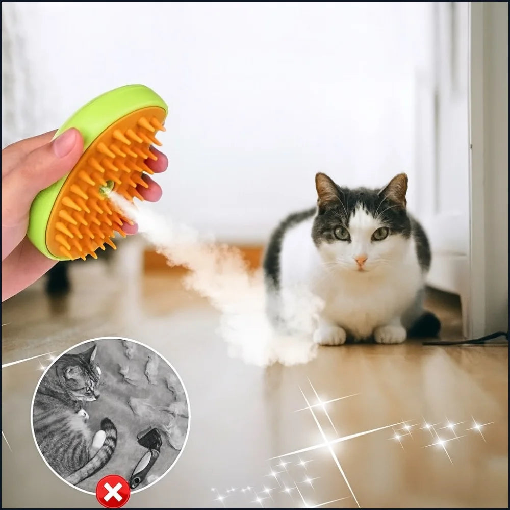 CEPILLO DE VAPOR PARA MASCOTAS. ⭐️⭐️⭐️⭐️⭐️ (+3.000)