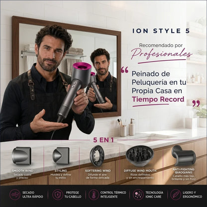 ¡Peinado Premium en Casa en Tiempo Record! Ion Style 5.