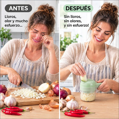 ¡Ahorra Tiempo y Limpieza en la Cocina! Mini Picador Power4.