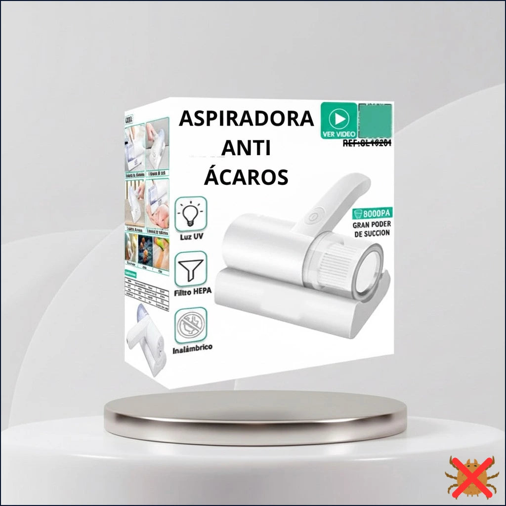 ASPIRADOR ANTI ÁCAROS LUZ UV-C.