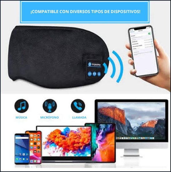 RELAX BLUETOOTH SLEEP MASK. ⭐️⭐️⭐️⭐️⭐️ (+1.000)