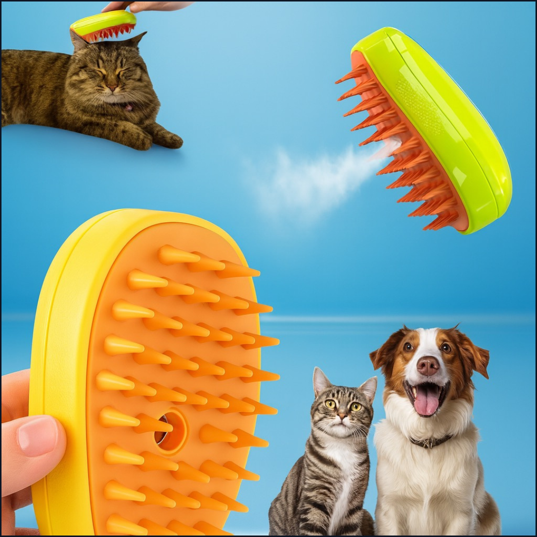 CEPILLO DE VAPOR PARA MASCOTAS. ⭐️⭐️⭐️⭐️⭐️ (+3.000)