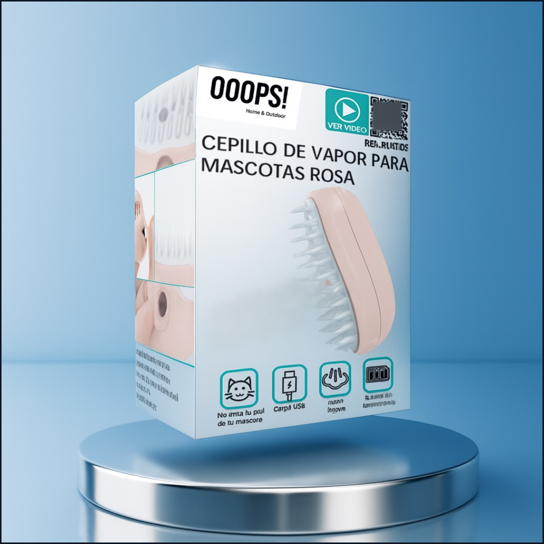 CEPILLO DE VAPOR PARA MASCOTAS. ⭐️⭐️⭐️⭐️⭐️ (+3.000)