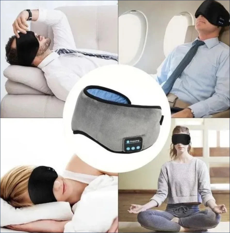 ¡Duerme tranquil@, Duerme mejor! Relax Bluetooth Sleep Mask.