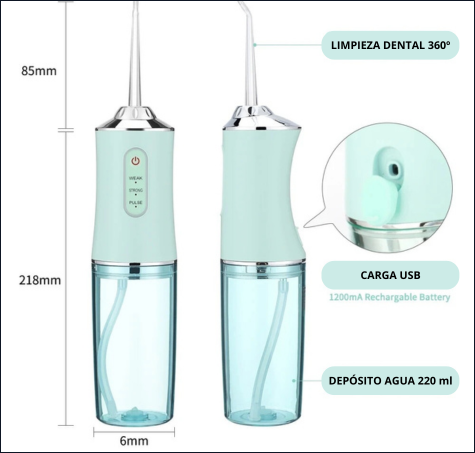 IRRIGADOR DENTAL PRO. ⭐️⭐️⭐️⭐️⭐️ (+2.000)