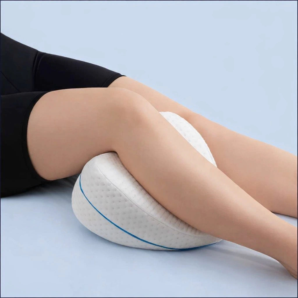 ¡Duerme bien, Vive mejor! Almohada Ergonómica para Piernas y Rodillas.